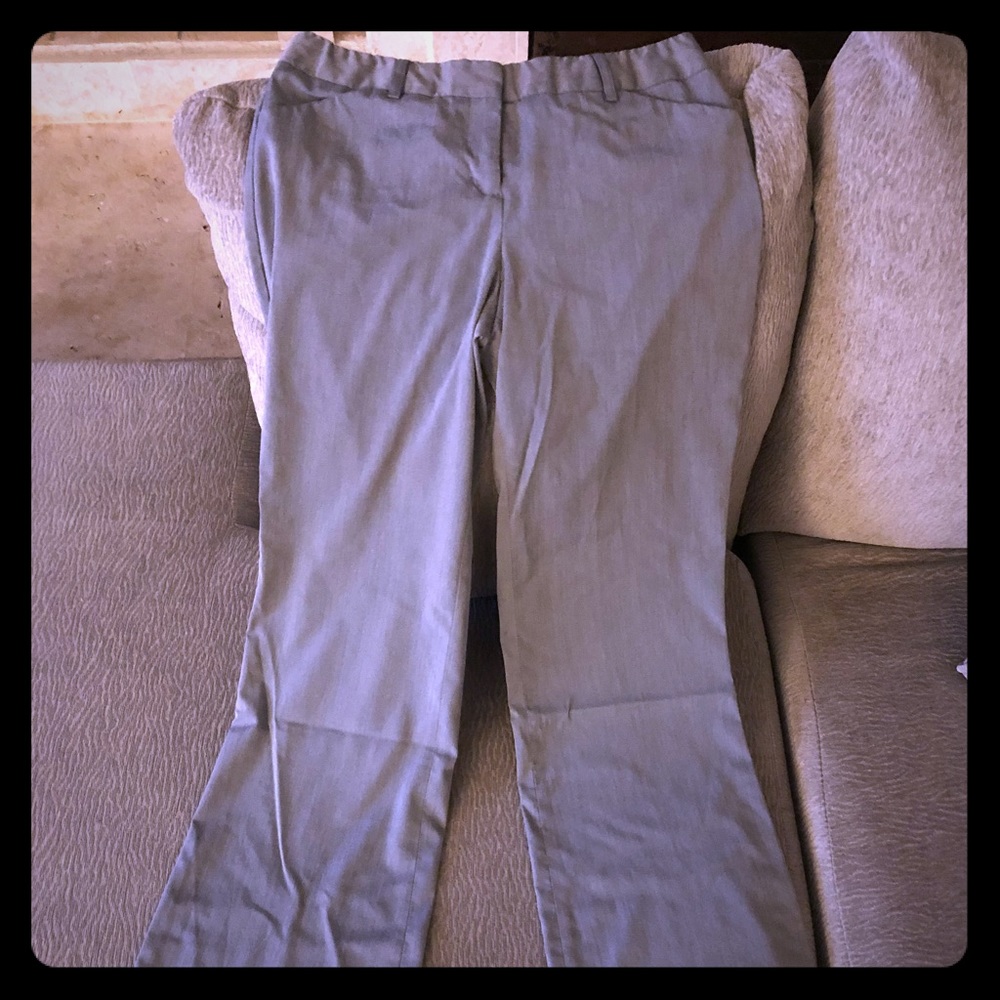 Express Editor Pants 2r Grey (Flare) - image 1